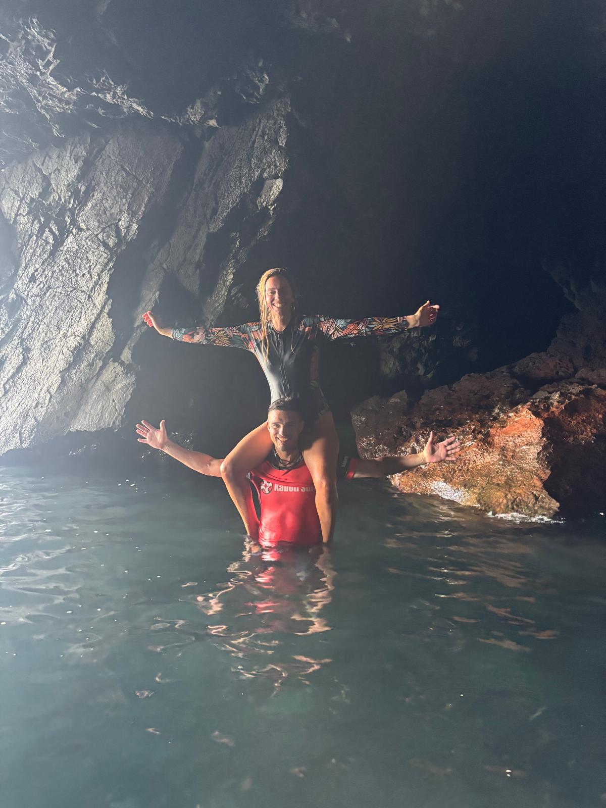 SUP cave adventure with Kaboti Surf guide