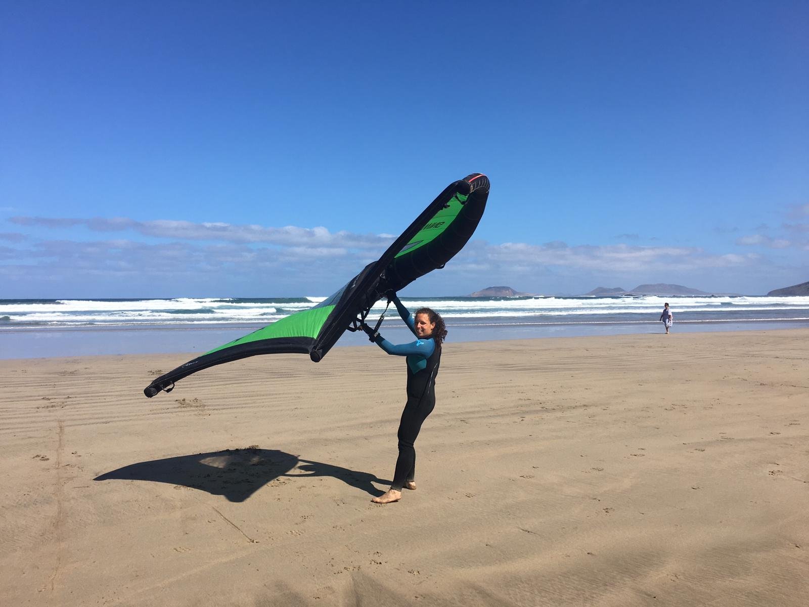 Wingfoil in Playa Blanca